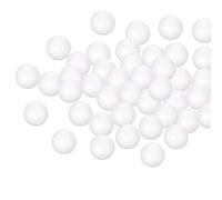 DMiotech 25 Pack 1.4 Inch Foam Balls Polystyrene Round Solid Foam Ball White for DIY Crafts, Arts, Party Decoration