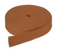 DMiotech 25 Yard x 1 1/2 Inch Width Nylon Webbing Strap Poly Flat Webbing Strapping for DIY Craft Backpack Strapping, Sewing, Outdoor Gear Repair, Brown