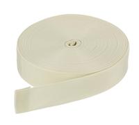 DMiotech 25 Yard x 1 1/2 Inch Width Nylon Webbing Strap Poly Flat Webbing Strapping for DIY Craft Backpack Strapping, Sewing, Outdoor Gear Repair, Beige