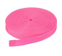 DMiotech 25 Yard x 1 Inch Width Nylon Webbing Strap Poly Flat Webbing Strapping for DIY Craft Backpack Strapping, Sewing, Outdoor Gear Repair, Rose Pink