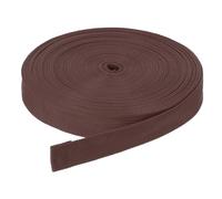 DMiotech 25 Yard x 1 Inch Width Nylon Webbing Strap Poly Flat Webbing Strapping for DIY Craft Backpack Strapping Sewing, Outdoor Gear Repair, Dark Brown