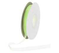 DMiotech 25 Yards Organza Ribbon 1/4 Inch Light Yellow Chiffon Ribbon Shimmer Sheer Gift Wrapping Ribbons for Flower Bouquets Wedding Birthday DIY Decoration