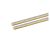 DMiotech 2Pack 4mm x 100mm, Brass Solid Round Rod, Brass Rod Lathe Bar Stock for DIY Craft