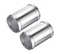 DMiotech 2Pack (63mm/2-1/2 OD x 60mm ID) 6061 Aluminum Hose Joiner 4" Length Intercooler Pipe Connector Air Intake Tube with Bead Roll