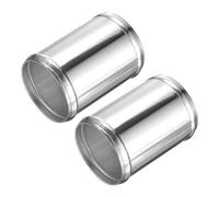 DMiotech 2Pack (70mm/2-3/4 OD x 65mm ID) 6061 Aluminum Hose Joiner 4" Length Intercooler Pipe Connector Air Intake Tube with Bead Roll