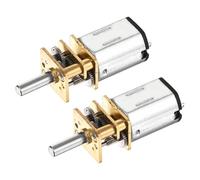 DMiotech 2Pcs 6V 250RPM Rated Torque 5 Output Shaft Length 10mm Micro DC Speed Reduction Motor Mini Metal Gearbox Motor for RC Car Robot Model DIY RC Toys Engine