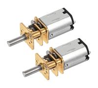 DMiotech 2Pcs 6V 600RPM Rated Torque 1.5 Output Shaft Length 10mm Micro DC Speed Reduction Motor Mini Metal Gearbox Motor for RC Car Robot Model DIY RC Toys Engine
