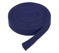 DMiotech 3/4"(2cm) 10 Yards Cotton Twill Tape Cotton Ribbons Bias Binding Tape Herringbone Tape Ribbons Midnight Blue for DIY Crafts Making, Clothes, Knit