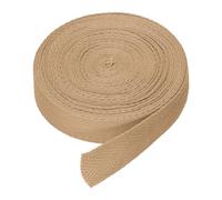 DMiotech 3/4"(2cm) 10 Yards Cotton Twill Tape Cotton Ribbons Bias Binding Tape Herringbone Tape Ribbons Khaki for DIY Crafts, Clothes, Sewing, Knit