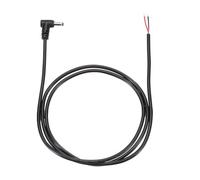 DMiotech 3.5mm x 1.35mm DC Power Pigtails Cable, 90 Degree Right Angle 24V DC Power Male Plug Jack to Bare Wire Open End 3ft Cord Connector for Supply Cable, Black