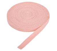 DMiotech 3/8"(1cm) 10 Yards Cotton Twill Tape Cotton Ribbons Bias Binding Tape Herringbone Tape Ribbons Pale Pink for DIY Crafts Making, Clothes, Knit