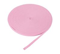 DMiotech 3/8"(1cm) 50 Yards Cotton Twill Tape Cotton Ribbons Bias Binding Tape Herringbone Tape Ribbons Light Pastel Pink for DIY Crafts Making, Clothes, Knit