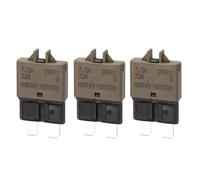 DMiotech 3 Pack 28V DC 7.5A Brown ATC/ATO Manual Mini Resettable Fuse for Automotive Circuit Breaker Reset Fuses Low Profile Blade Fuses for Car Truck SUV Marine Boat Motorcycle