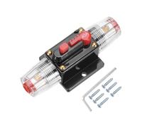 DMiotech 3 Pack 40A Circuit Breaker, 12-48V DC Automotive Inline Fuse Holders Inverter with Manual Reset Button Wrench Screws for Car Marine Boat Audio System Overload Protection