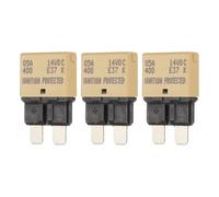 DMiotech 3 Pack Automatic Mini Reset Fuse, 14V DC 5A ATC/ATO Auto Circuit Breaker Reset Fuses Low Profile Blade Fuses for Car Truck SUV Marine Boat Motorcycle, Khaki