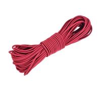 DMiotech 3mm Shock Cord, 15 M Red Bungee Cord Tent Pole Shock Cord Round Elastic Kayak Rope Stretch String Marine Grade Heavy Polyester for DIY Projects Tie Downs