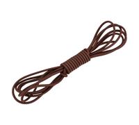 DMiotech 3mm Shock Cord, 3 M Brown Bungee Cord Tent Pole Shock Cord Round Elastic Kayak Rope Stretch String Marine Grade Heavy Polyester for DIY Projects Tie Downs