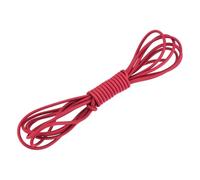 DMiotech 3mm Shock Cord, 3 M Red Bungee Cord Tent Pole Shock Cord Round Elastic Kayak Rope Stretch String Marine Grade Heavy Polyester for DIY Projects Tie Downs