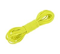 DMiotech 3mm Shock Cord, 7.6 M Fluorescent Yellow Bungee Cord Tent Pole Shock Cord Round Elastic Kayak Rope Stretch String Marine Grade Heavy Polyester for DIY Projects Tie Downs