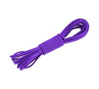 DMiotech 3mm Shock Cord, 7.6 M Purple Bungee Cord Tent Pole Shock Cord Round Elastic Kayak Rope Stretch String Marine Grade Heavy Polyester for DIY Projects Tie Downs