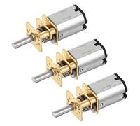 DMiotech 3pcs 6V 1000RPM Rated Torque 0.4 Output Shaft Length 10mm Micro DC Speed Reduction Motor Mini Metal Gearbox Motor for RC Car Robot Model DIY RC Toys Engine