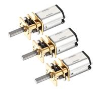DMiotech 3pcs 6V 30RPM Rated Torque 12 Output Shaft Length 10mm Micro DC Speed Reduction Motor Mini Metal Gearbox Motor for RC Car Robot Model DIY RC Toys Engine