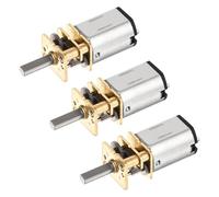 DMiotech 3pcs 6V 500RPM Rated Torque 5 Output Shaft Length 10mm Micro DC Speed Reduction Motor Mini Metal Gearbox Motor for RC Car Robot Model DIY RC Toys Engine