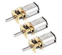 DMiotech 3pcs 6V 60RPM Rated Torque 15 Output Shaft Length 10mm Micro DC Speed Reduction Motor Mini Metal Gearbox Motor for RC Car Robot Model DIY RC Toys Engine