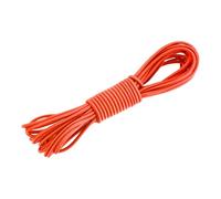 DMiotech 4.8mm Shock Cord, 7.6 M Fluorescent Orange Bungee Cord Tent Pole Shock Cord Round Elastic Kayak Rope Stretch String Marine Grade Heavy Polyester for DIY Projects Tie Downs