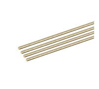 DMiotech 4Pack 2mm x 100mm, Brass Solid Round Rod, Brass Rod Lathe Bar Stock for DIY Craft