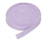 DMiotech 5/8"(1.5cm) 10 Yards Cotton Twill Tape Cotton Ribbons Bias Binding Tape Herringbone Tape Ribbons Light Purple for DIY Crafts, Clothes, Sewing, Knit