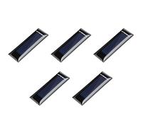 DMiotech 5 Pack 0.5V 100mA 53mm x 18mm Mini Solar Panel Cell for DIY Electric Power Project
