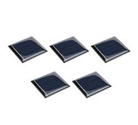 DMiotech 5 Pack 2.5V 100mA 50mm x 50mm Mini Solar Panel Cell for DIY Electric Power Project