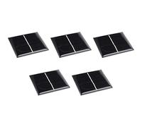 DMiotech 5 Pack 2.5V 120mA 59.8mm x 59.8mm Mini Solar Panel Cell for DIY Electric Power Project