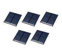 DMiotech 5 Pack 5.5V 60mA 60mm x 60mm Mini Solar Panel Cell for DIY Electric Power Project