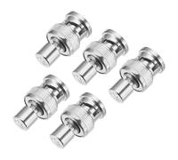 DMiotech 5 Pack BNC Cover Connector BNC Male Coaxial Cable Connector Nickel-Plated for Home Wiring Antenna Coaxial Extension Wireless Devices