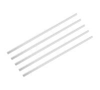 DMiotech 5 Pcs Aluminum Rods,8mm Dia 406mm Long Solid Round Rod Stick 6061 Extruded Lathe Bar Stock Aluminum Metal Rods for DIY Craft Model Plane Ship Car