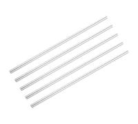 DMiotech 5 Pcs Aluminum Rods,9mm Dia 406mm Long Solid Round Rod Stick 6061 Extruded Lathe Bar Stock Aluminum Metal Rods for DIY Craft Model Plane Ship Car