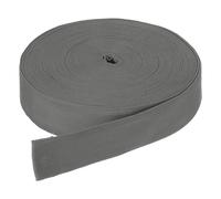 DMiotech 50 Yard x 1 1/2 Inch Width Nylon Webbing Strap Poly Flat Webbing Strapping for DIY Craft Backpack Strapping, Sewing, Outdoor Gear Repair, Dark Grey