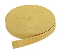 DMiotech 50 Yard x 1 Inch Width Nylon Webbing Strap Poly Flat Webbing Strapping for DIY Craft Backpack Strapping, Sewing, Outdoor Gear Repair, Gold Tone