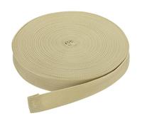 DMiotech 50 Yard x 1 Inch Width Nylon Webbing Strap Poly Flat Webbing Strapping for DIY Craft Backpack Strapping, Sewing, Outdoor Gear Repair, Khaki