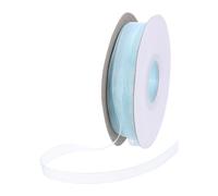 DMiotech 50 Yards Organza Ribbon 1/4 Inch Light Blue Chiffon Ribbon Shimmer Sheer Gift Wrapping Ribbons for Flower Bouquets Wedding Birthday DIY Decoration