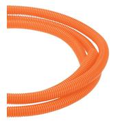DMiotech 50ft Wire Loom Split Tubing 1/2 Inch, Cord Protectors from Pet Flexible Conduit Cable Management for Office Home Garden, Orange