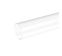 DMiotech 56mm x 60mm 8" Clear Acrylic Pipe Rigid Plastic Tubing for Aquarium Water Pipe, Water Cooling System, Plumbing