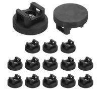 DMiotech 5Pcs Magnetic Zip Tie Mount,31mm Dia Multipurpose Magnetic Cable Clips Organizer Holders Clamps Saddle Type Management Base for Cable Wire Tubing Sleeving Conduit,Black