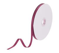 DMiotech 6mm Satin Ribbon 46m/150ft Thin Double Face Fabric Grosgrain Ribbon for Gift Wrapping Floral Hair Flower Bouquet, Dark Red