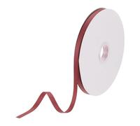 DMiotech 6mm Satin Ribbon 46m/150ft Thin Double Face Fabric Grosgrain Ribbon for Gift Wrapping Floral Hair Flower Bouquet, Burgundy Red