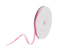 DMiotech 6mm Satin Ribbon 64m/210ft Thin Double Face Fabric Grosgrain Ribbon for Gift Wrapping Floral Hair Flower Bouquet, Pink