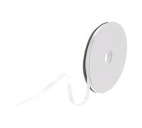 DMiotech 6mm Satin Ribbon 64m/210ft Thin Double Face Fabric Grosgrain Ribbon for Gift Wrapping Floral Hair Flower Bouquet, White