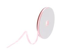DMiotech 6mm Satin Ribbon 64m/210ft Thin Double Face Fabric Grosgrain Ribbon for Gift Wrapping Floral Hair Flower Bouquet, Coral Pink